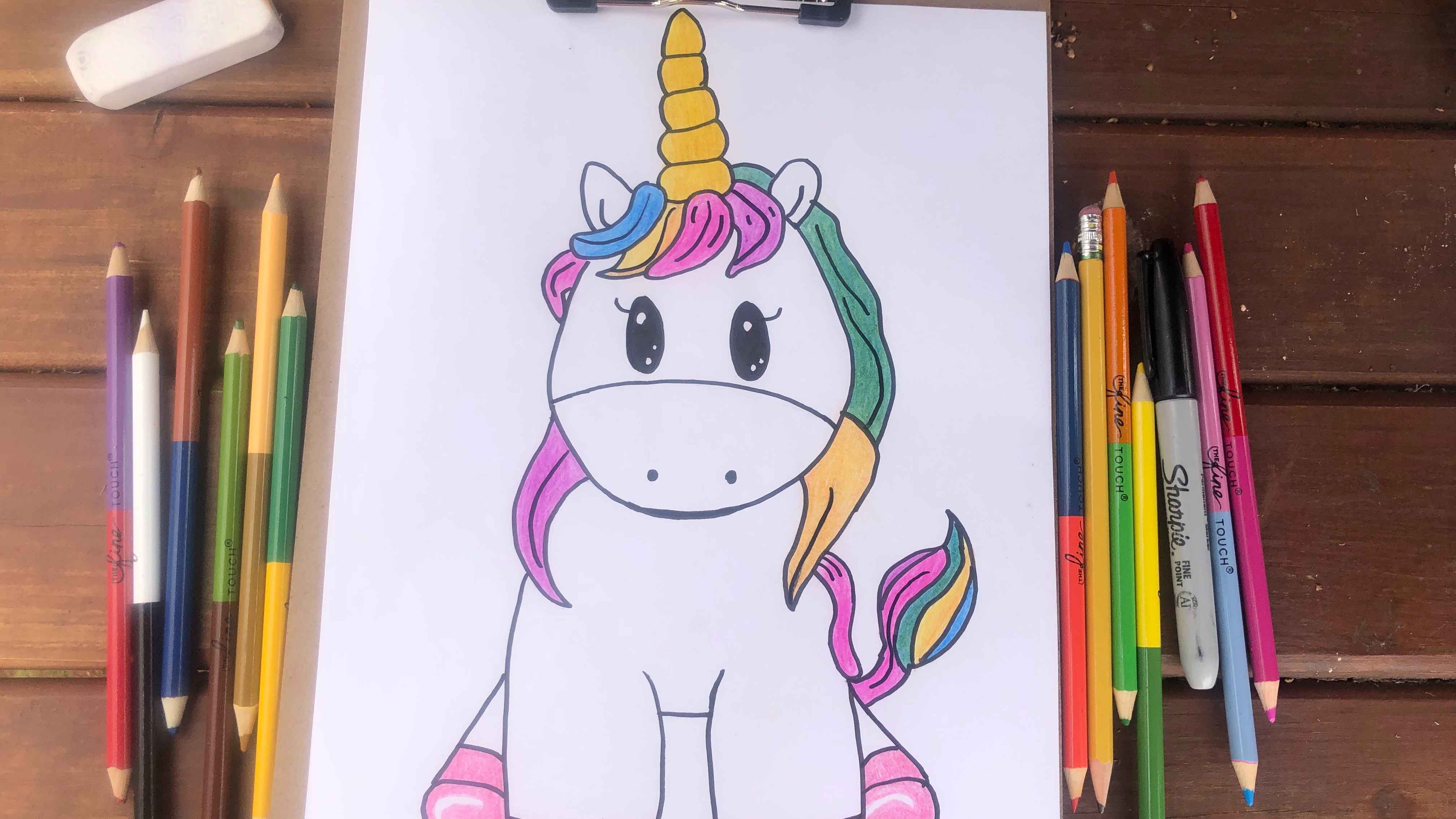 How To Draw A Unicorn For Kids: Learn To Draw Easy Step By Step Drawing  Grid Crafts and Games (Paperback) | RJ Julia Booksellers