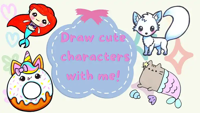 Let's draw cute characters. | Live interative class for ages 5-9 | taught  by Teacher Danii | Allschool