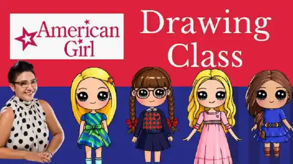 American Girl Fashion Drawing Class for Little Artists (Beginner  Step-by-Step Doll Drawing) | Live interative class for ages 5-9 | taught by  Teacher Vanessa | Allschool
