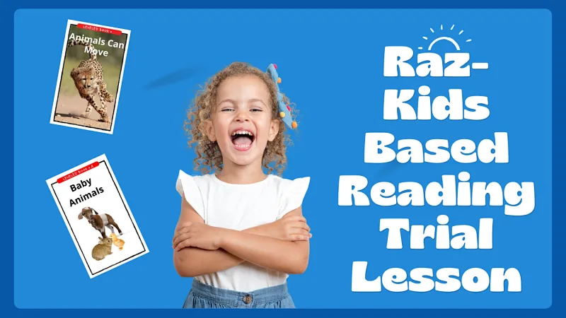 raz based esl reading and phonics leveled text lesson ages 4 7 25 minutes trial lesson live interative class for ages 4 7 taught by debra allschool