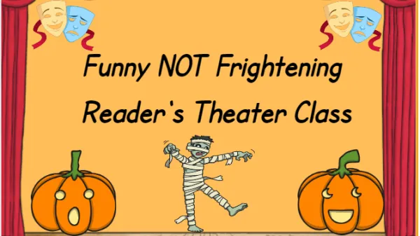 Reader's Theater Fun Reading for Halloween | Live interative class for ages 8-12 | taught by Mrs. Wicks 📚🎉 | Allschool Reader's Theater Fun Reading for Halloween | Live interative class for ages 8-12 | taught by Mrs. Wicks 📚🎉 | Allschool