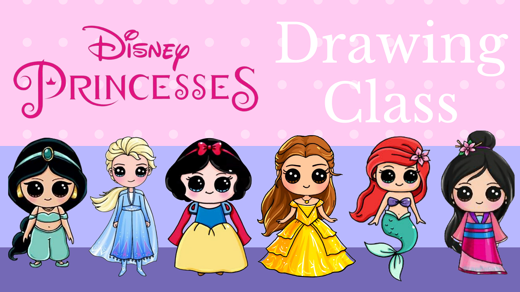 Drawing: PRINCESS BELLE | Disney | BUDGET ART - YouTube