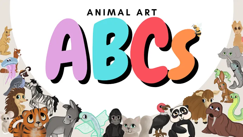 Alphabet Animals | Learn to ABCs, Spell, and Write in English with Art and  Animals | Live interative class for ages 4-8 | taught by Ms. Abbey—Art  Teacher | Allschool