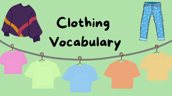 Types of Clothing  Learning Name of Clothes in English with