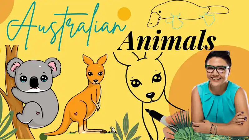 Amazing Australian Animals! Draw a Cute Kangaroo, Koala Bear, Platypus &  More (Ages 5+) | Live interative class for ages 5-9 | taught by Teacher  Vanessa | Allschool