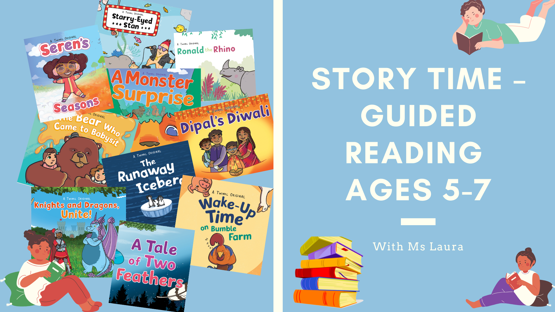 Story time: Guided Reading ages 5-7 | Live interative class for ages 5 ...