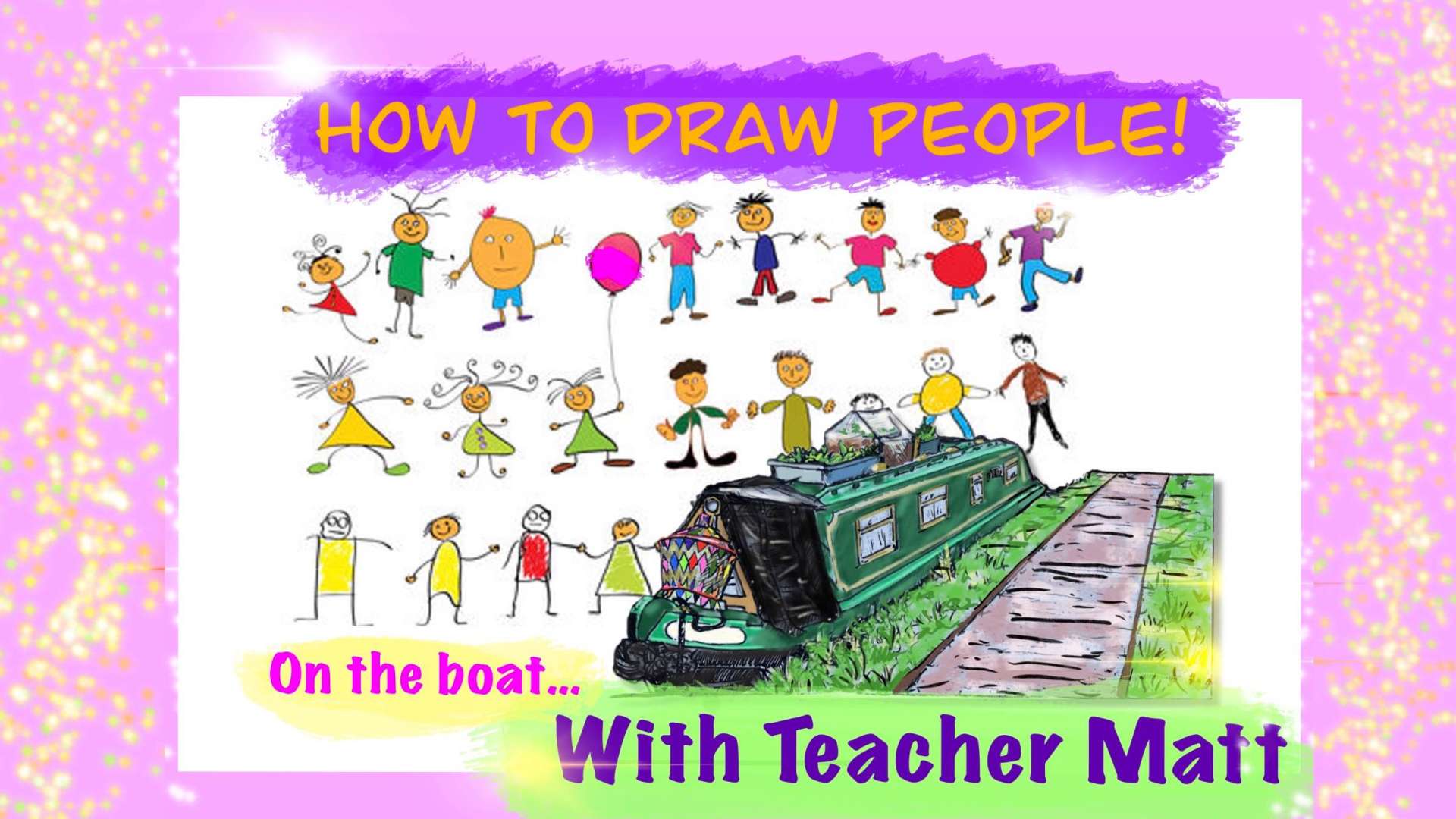 How To Draw People On A Boat