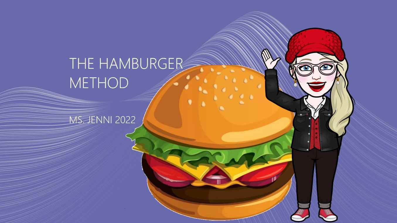 the hamburger essay style